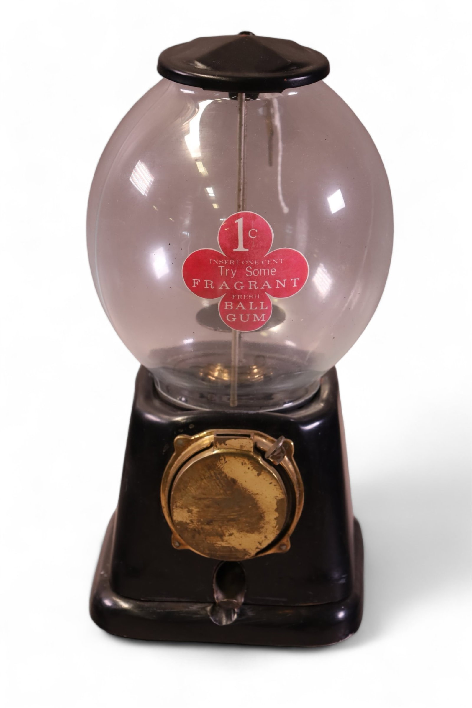 CLOVER LEAF 1 CENT GUMBALL MACHINE (1 of 2)