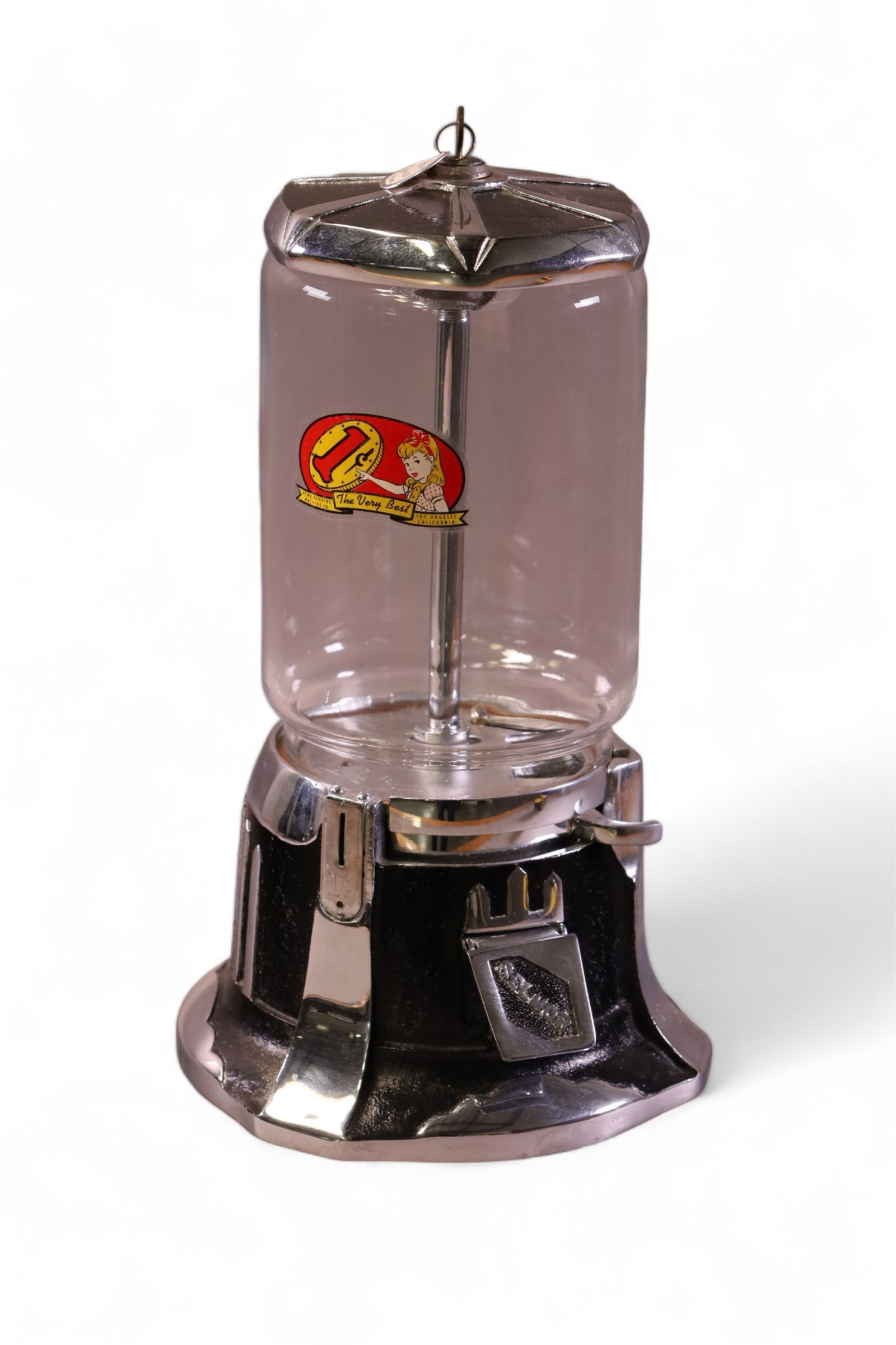 BERKSHIRE SELMOR 1 CENT GUMBALL MACHINE (1 of 2)