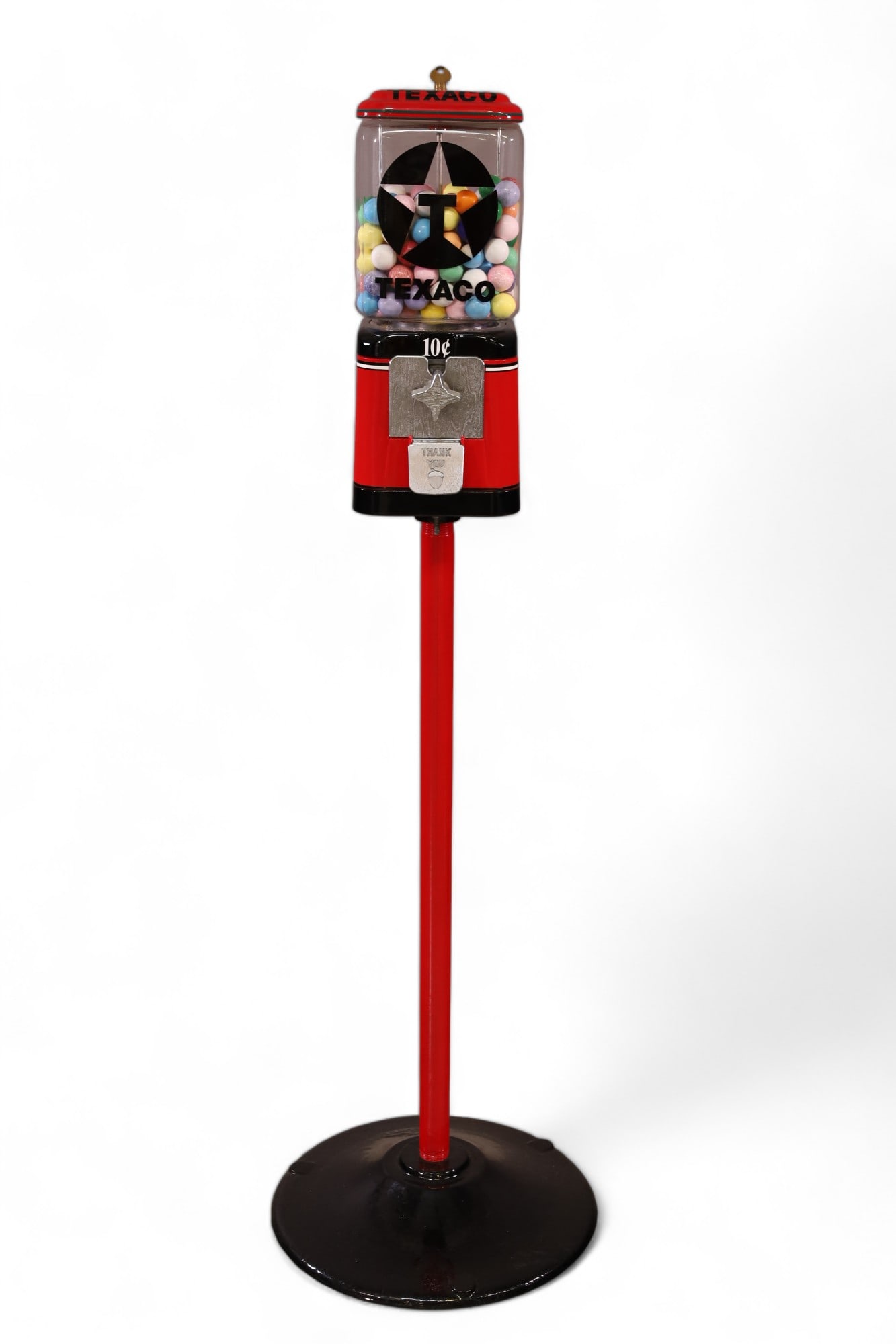 10 CENT GUMBALL MACHINE ON STAND (1 of 3)