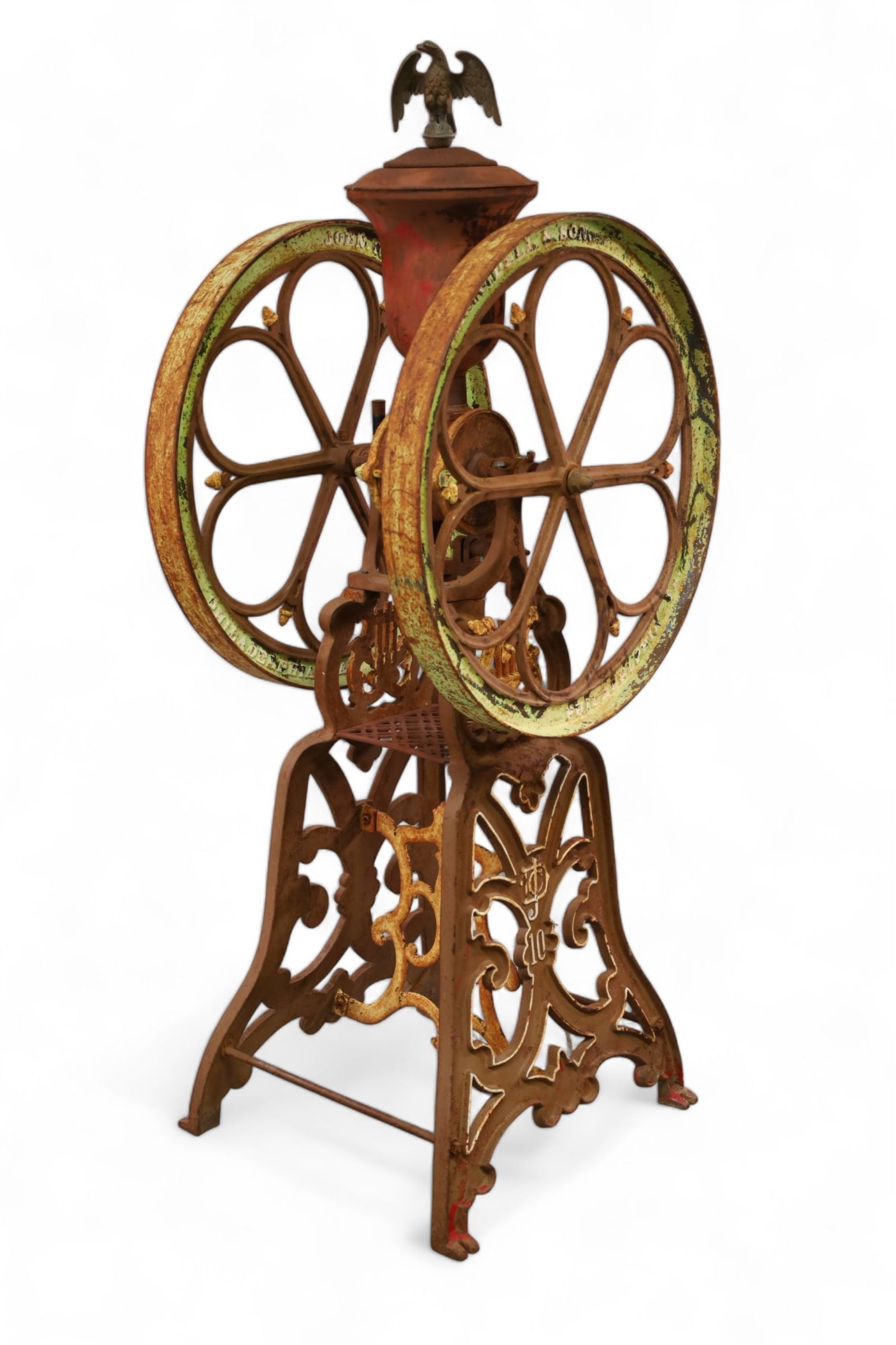 LARGE JOHN C. DELL No 10 COFFEE GRINDER (1 of 7)