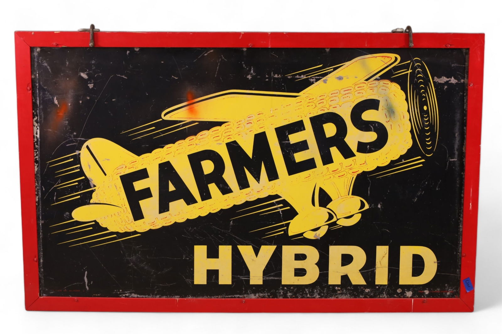 FARMERS HYBRID TIN SIGN (1 of 2)