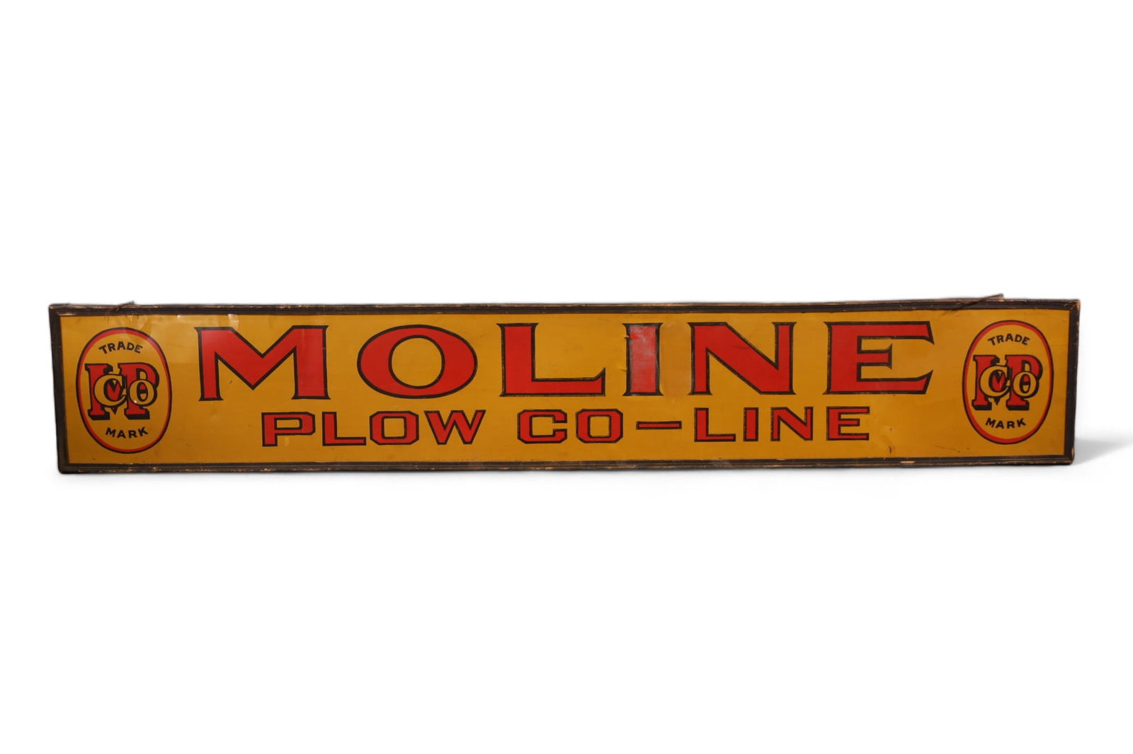 MOLINE PLOW CO-LINE METAL SIGN (1 of 2)