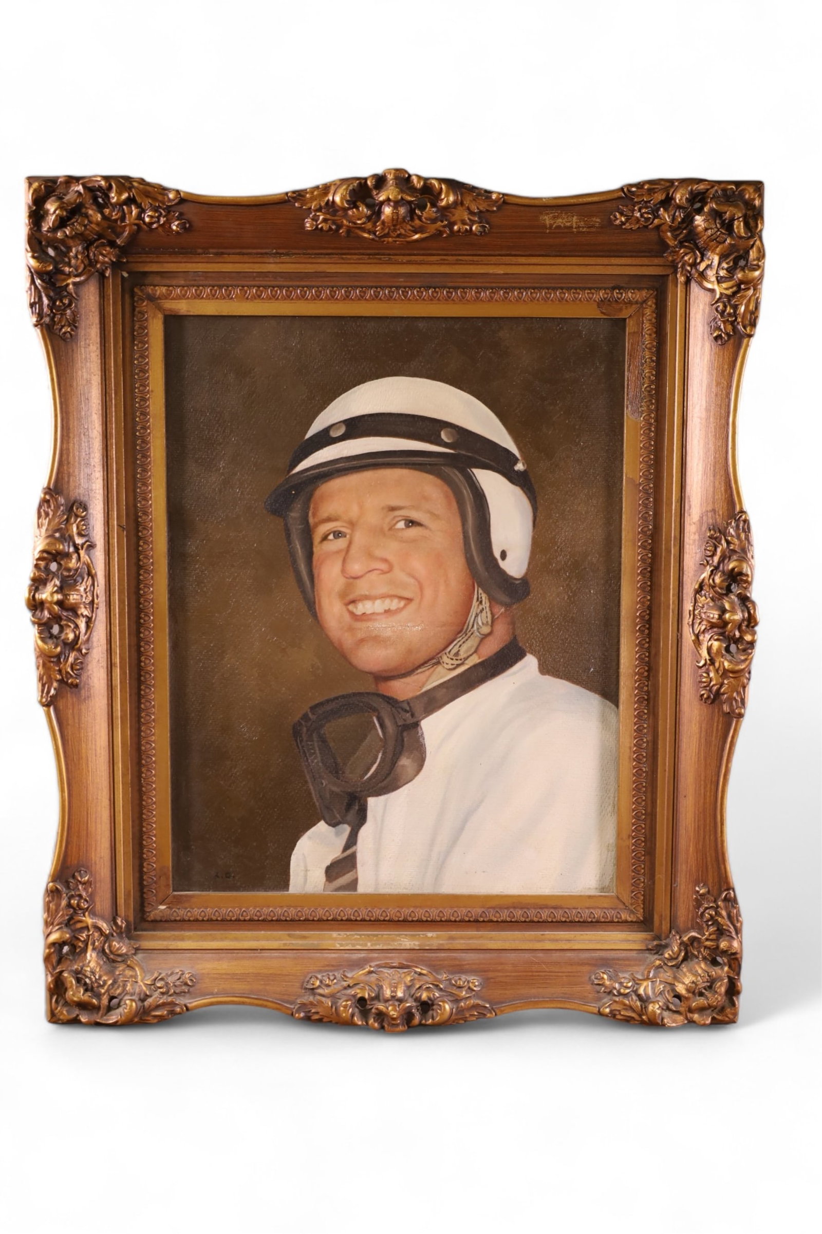 AJ FOYT SR. DRIVER OIL PAINTING (1 of 3)