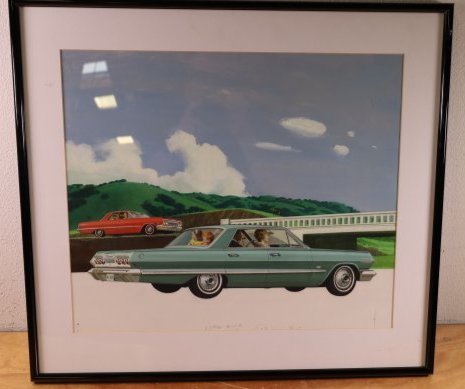 1963 CHEVROLET IMPALA ILLUSTRATION BY GALLI (1 of 7)