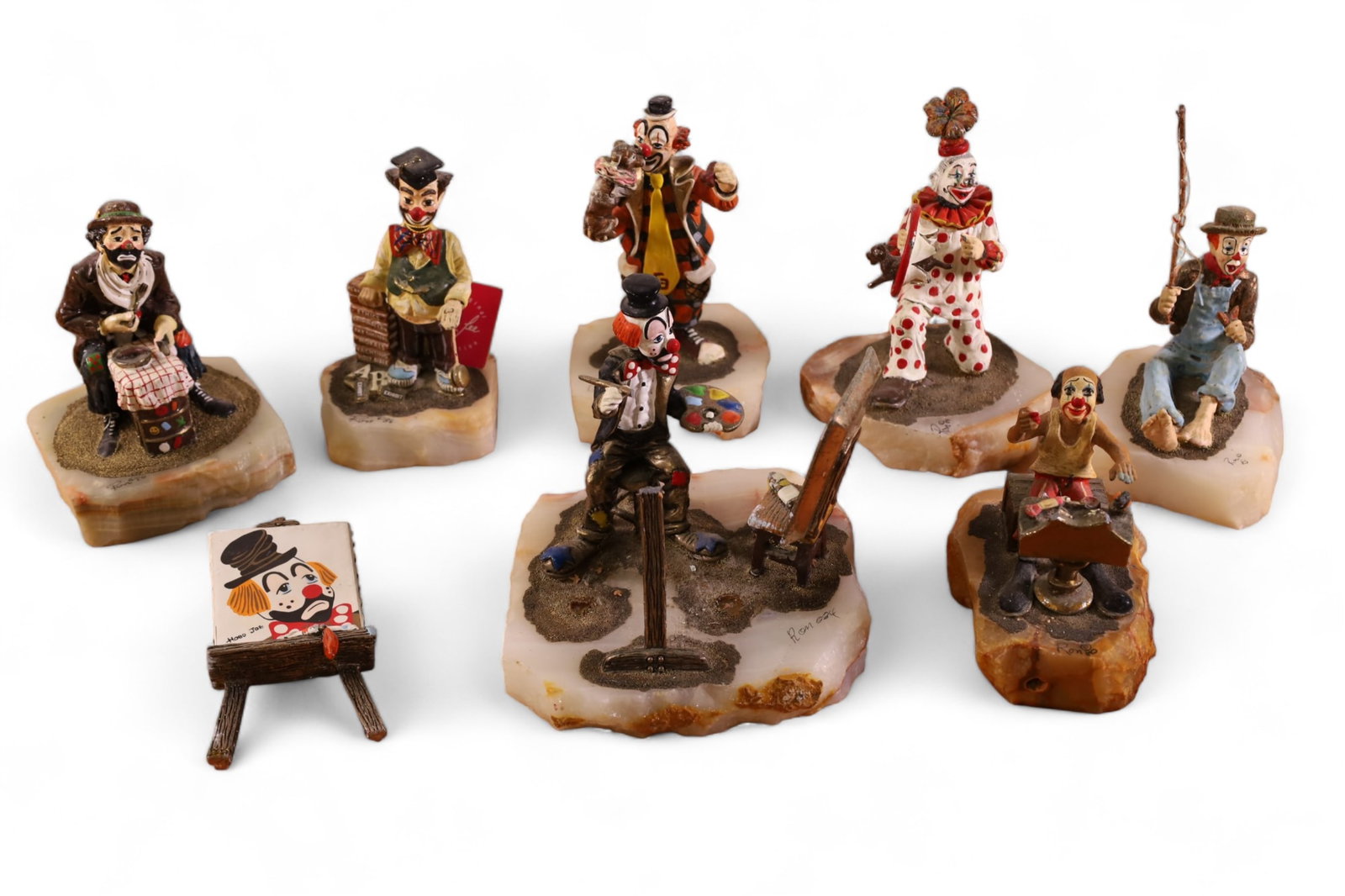 COLLECTION OF RON LEE CLOWN FIGURES (1 of 7)