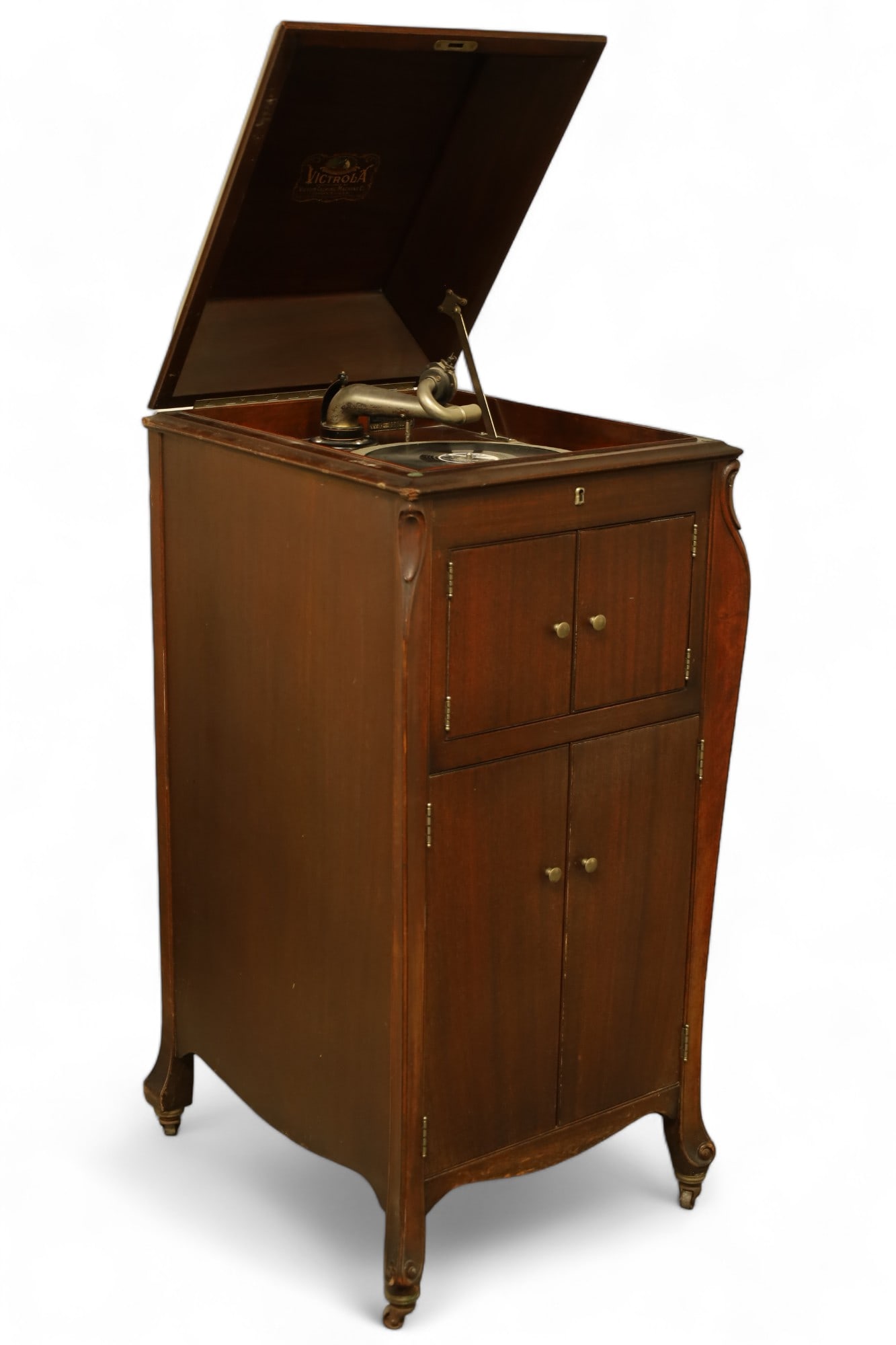 VICTOR FLOOR MODEL VICTROLA (1 of 4)