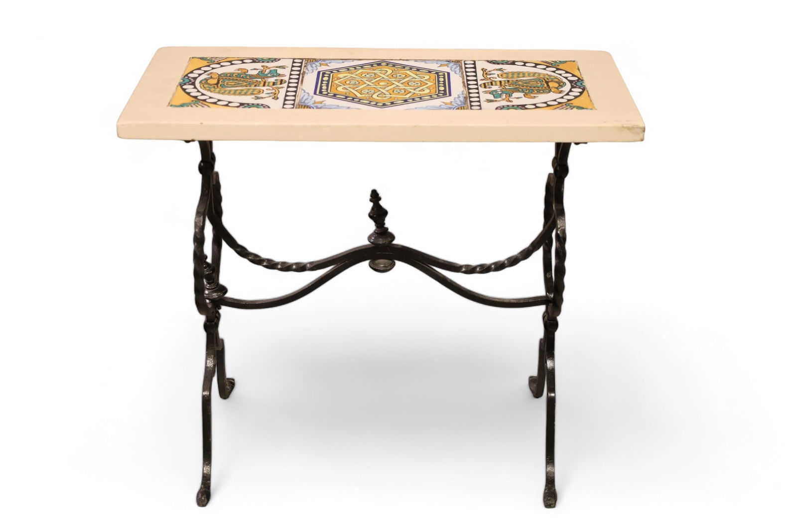 TILE TOP SIDE TABLE (1 of 3)