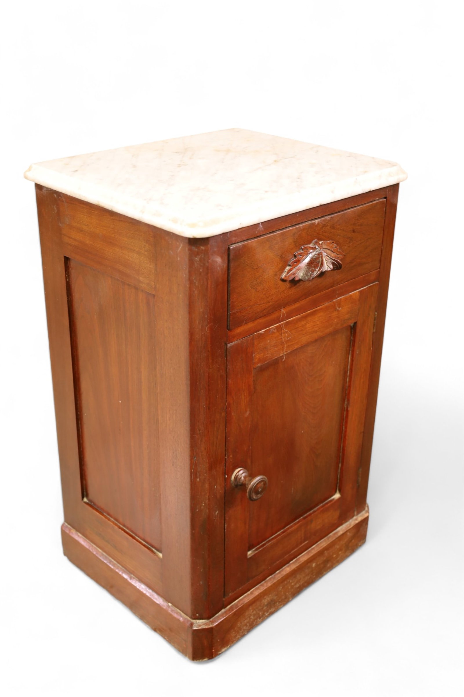 VICTORIAN MARBLE TOP NIGHTSTAND (1 of 2)