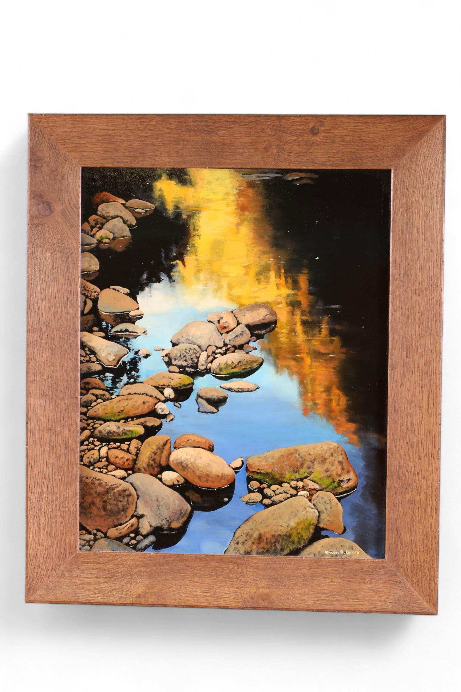 RALPH B BAKER OIL PAINTING (1 of 3)