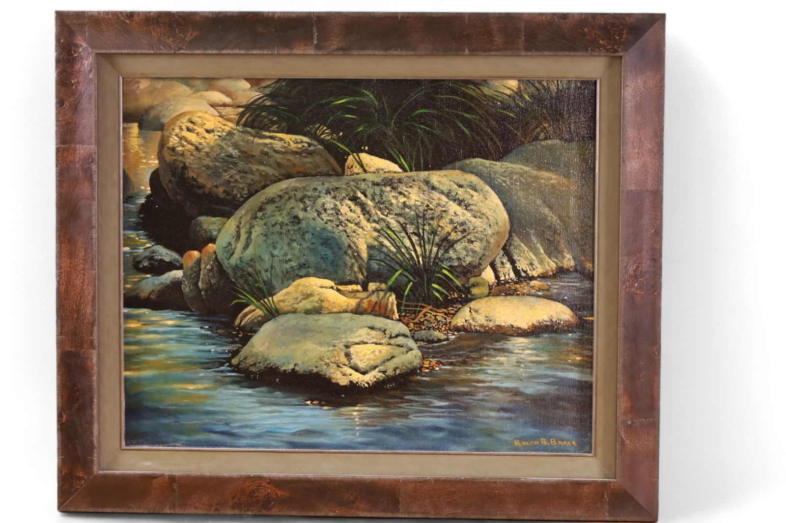 RALPH B BAKER OIL PAINTING (1 of 3)