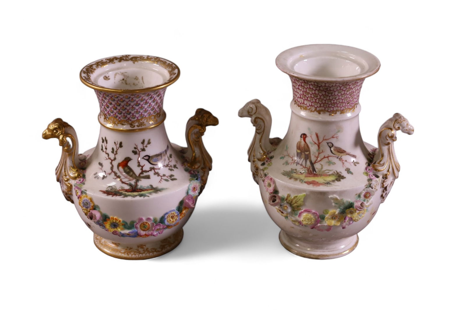 PAIR OF MEISSEN VASES (1 of 4)