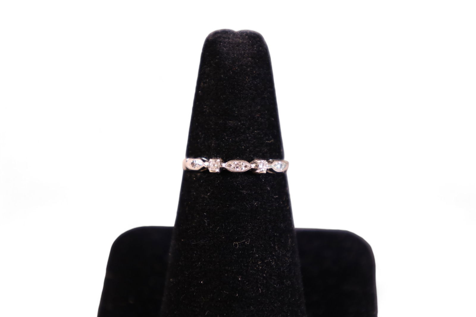 14KT. & DIAMOND LADY'S BAND (1 of 3)