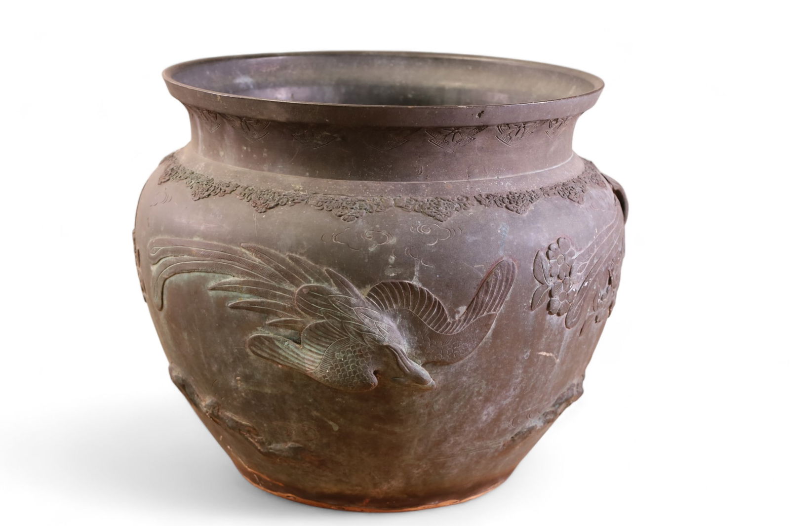 JAPANESE BRONZE PLANTER (1 of 4)