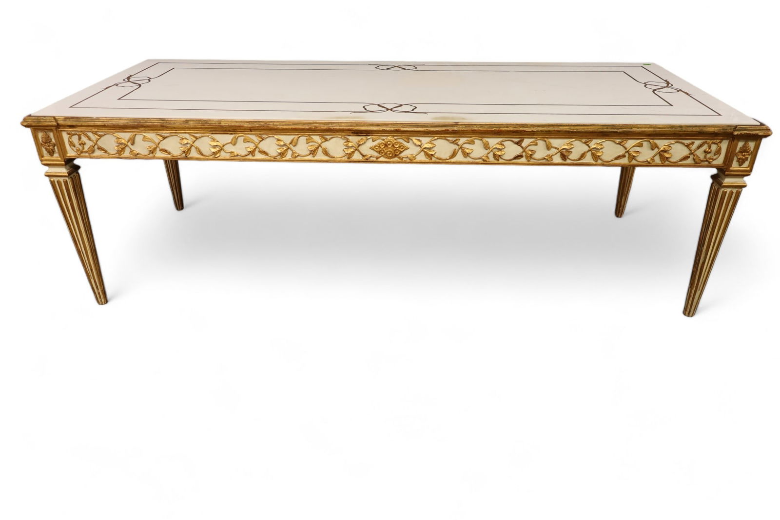 LARGE ITALIAN GILT WOOD DINING TABLE (1 of 6)