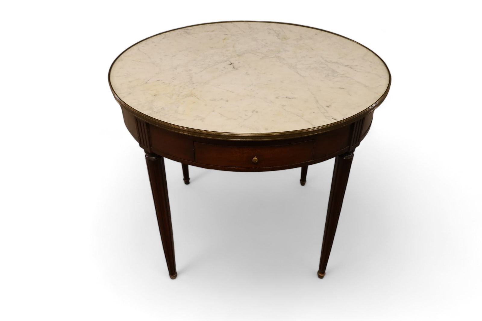 ANTIQUE FRENCH MARBLE TOP CENTER TABLE (1 of 4)