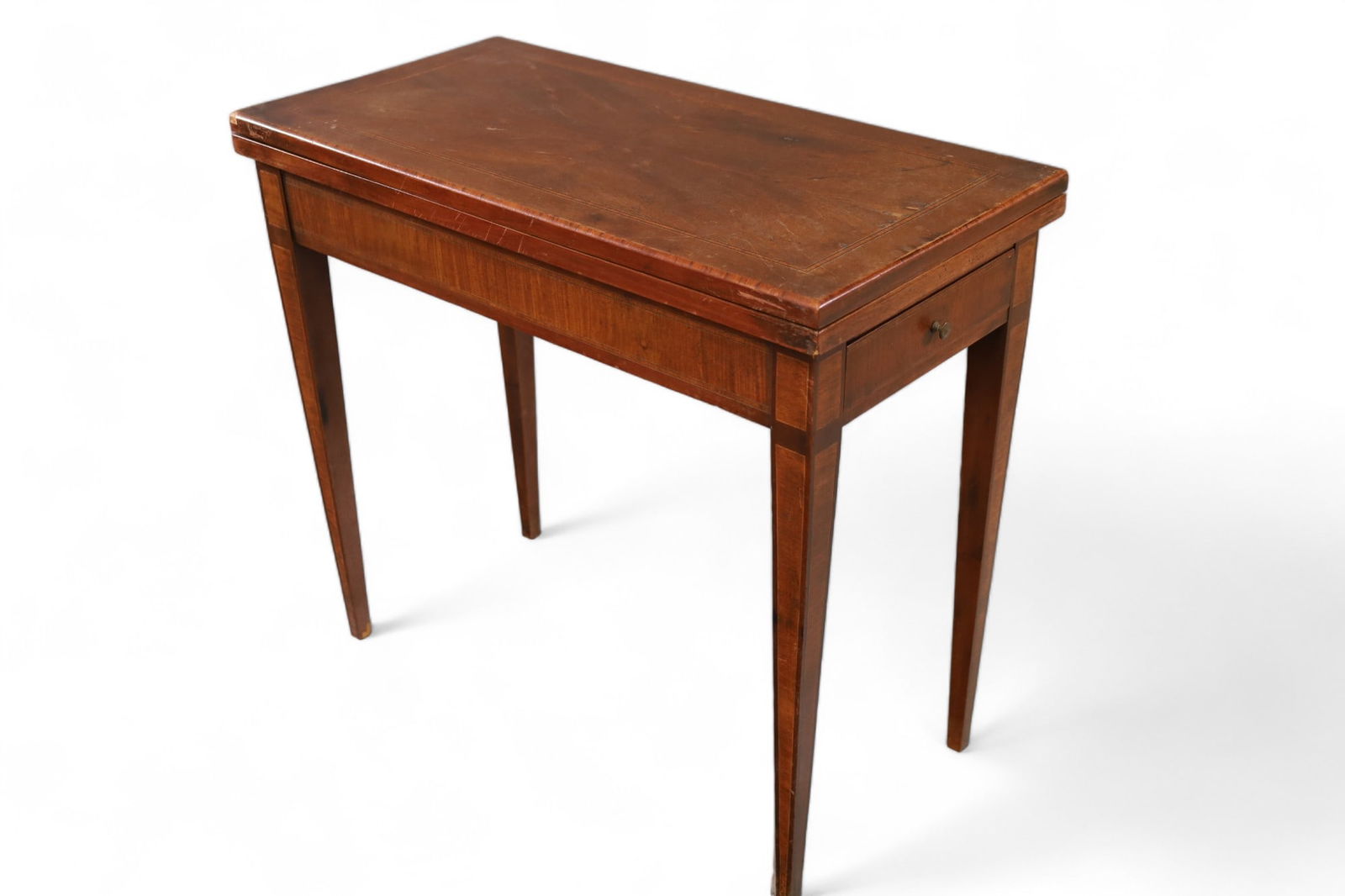 ANTIQUE INLAID FRENCH GAME TABLE (1 of 4)