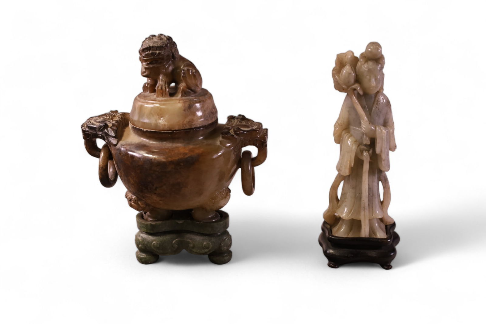 2 STONE ASIAN TABLE ITEMS (1 of 5)