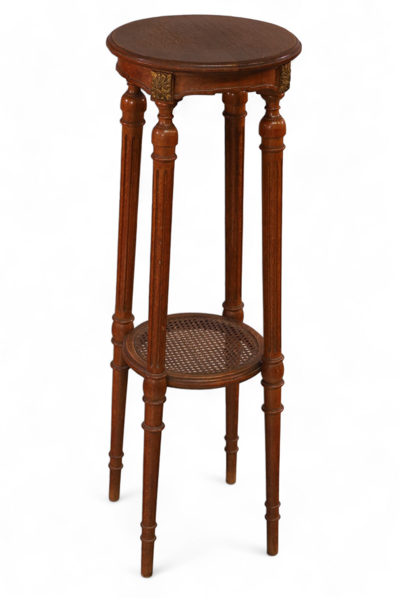 COUNTRY FRENCH OAK FERN STAND (1 of 3)