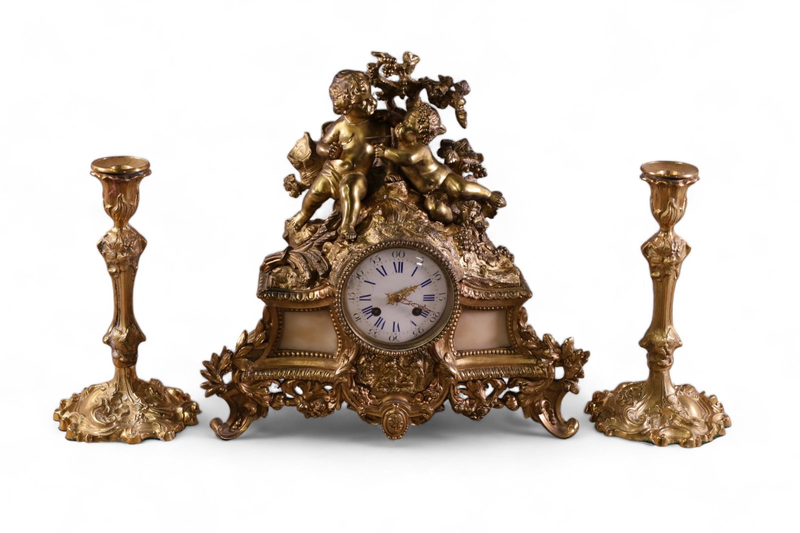 3 PIECE FRENCH CLOCK SET (1 of 5)