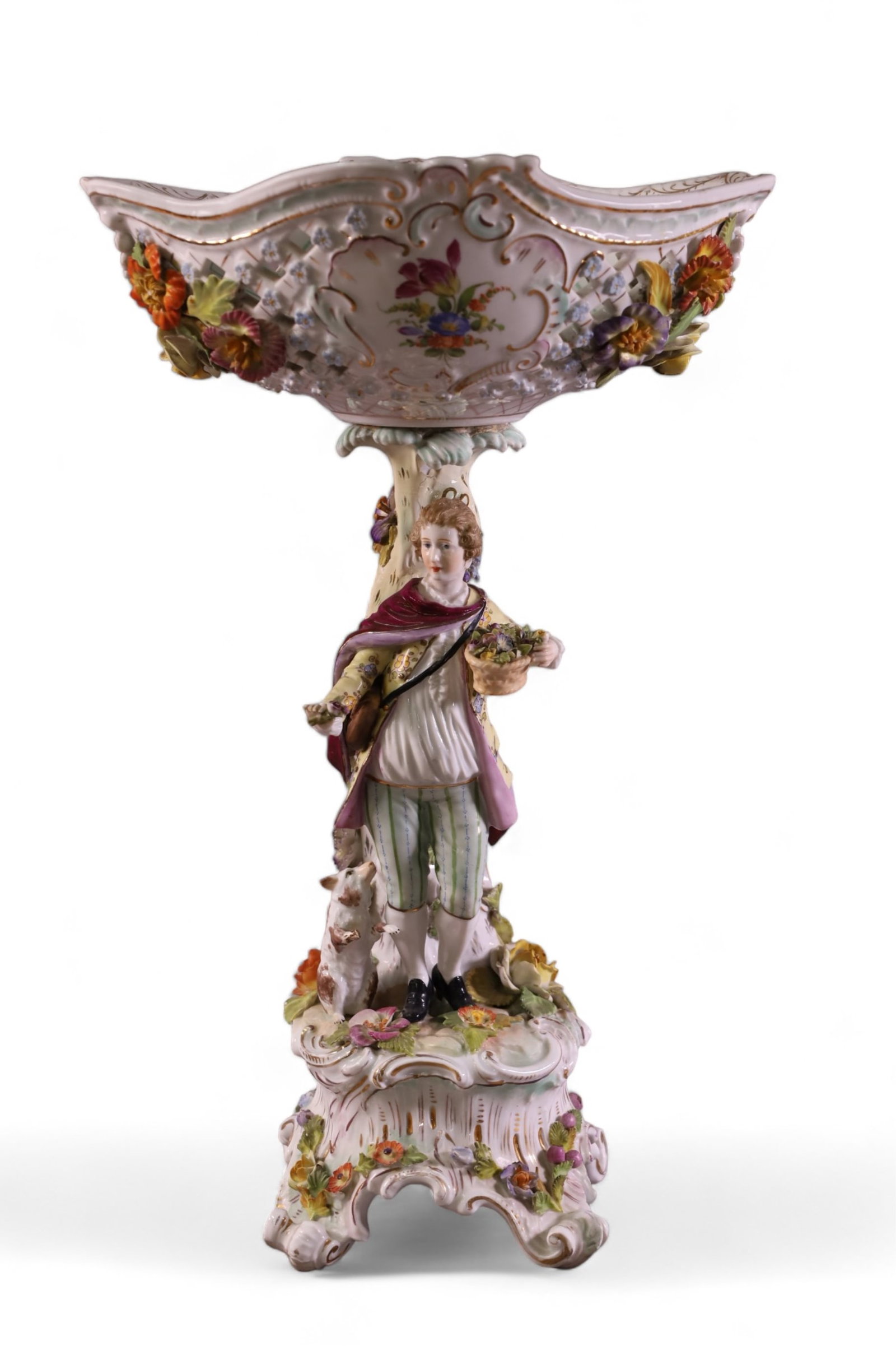 DRESDEN FIGURAL COMPOTE (1 of 4)