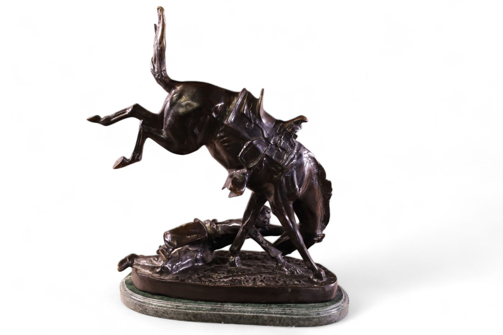 Large Remington Recast Bronze Auction