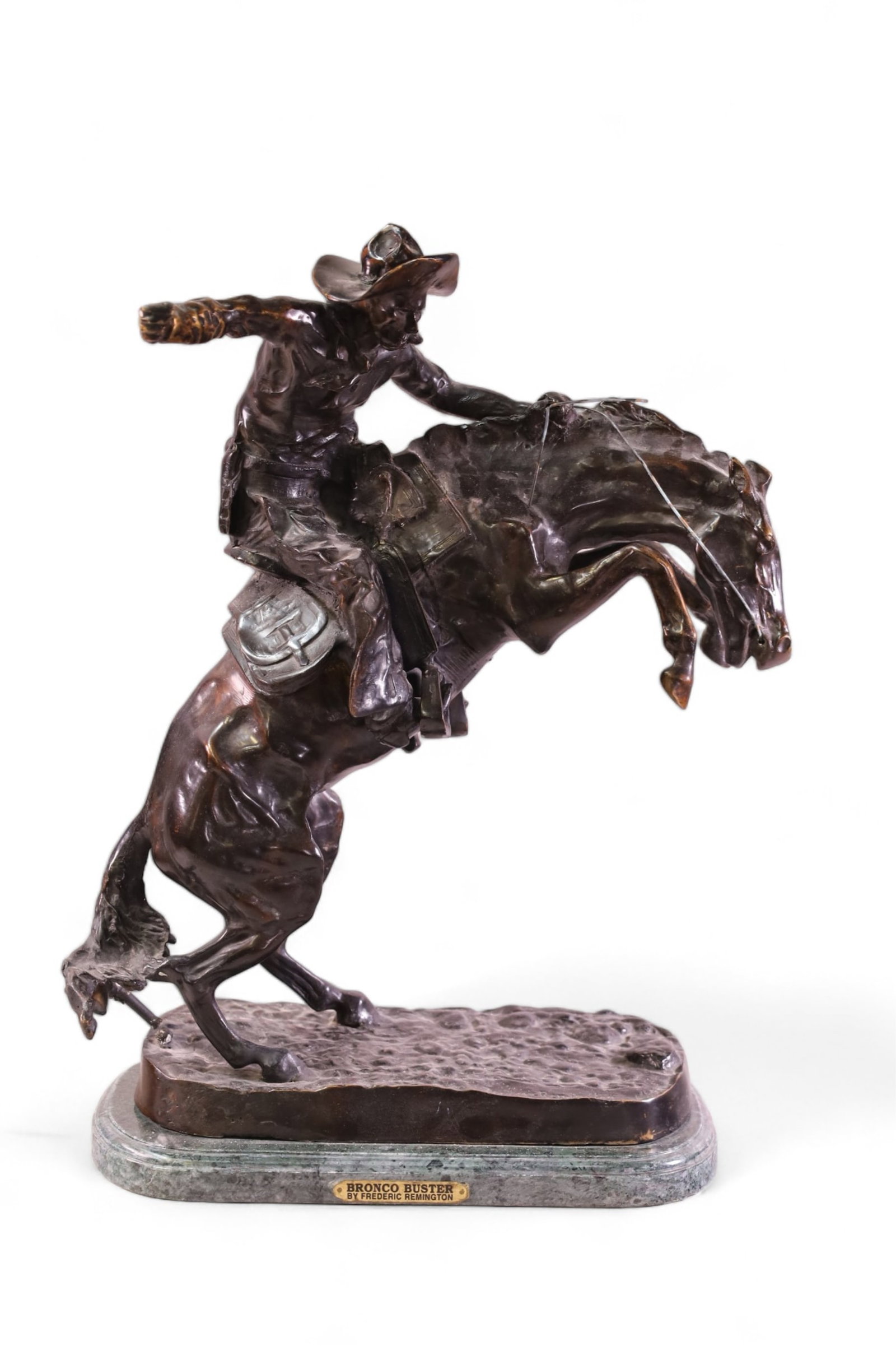 LARGE REMINGTON RECAST BRONZE (1 of 3)