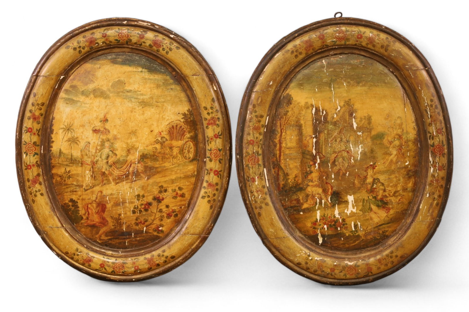 PAIR OF 19TH CENTURY VENETIAN PAITINGS (1 of 4)