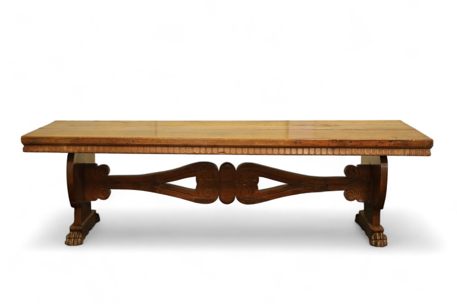 18TH CENTURY TRESTLE DINING TABLE (1 of 7)