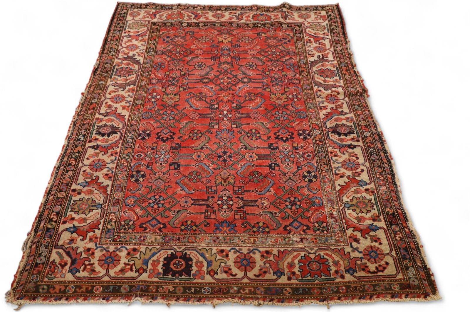 APPROX 6' 3" x 4' 9" HANDMADE PERSIAN WOOL RUG (1 of 7)