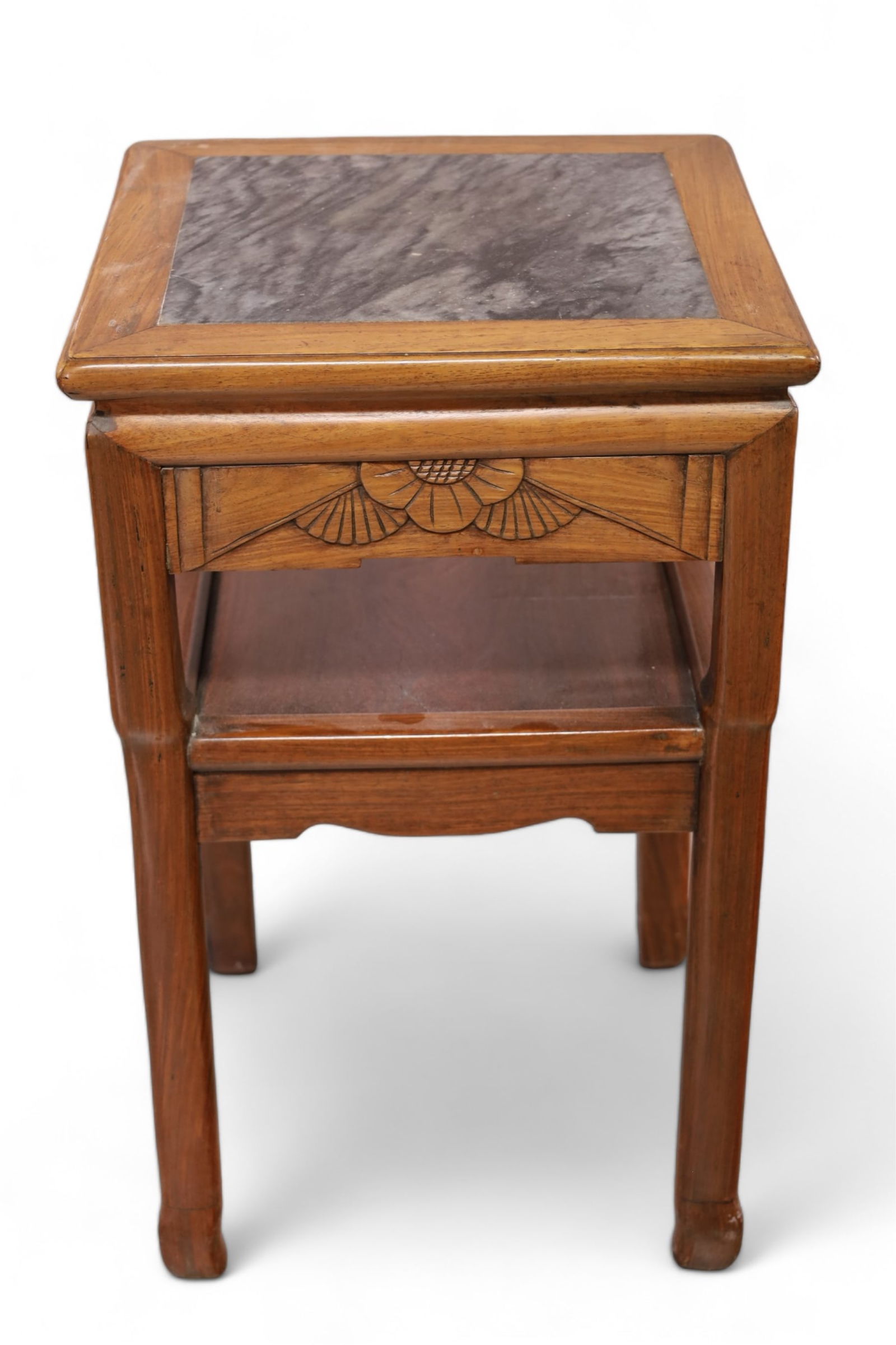 CHINESE MARBLE TOP STAND (1 of 3)