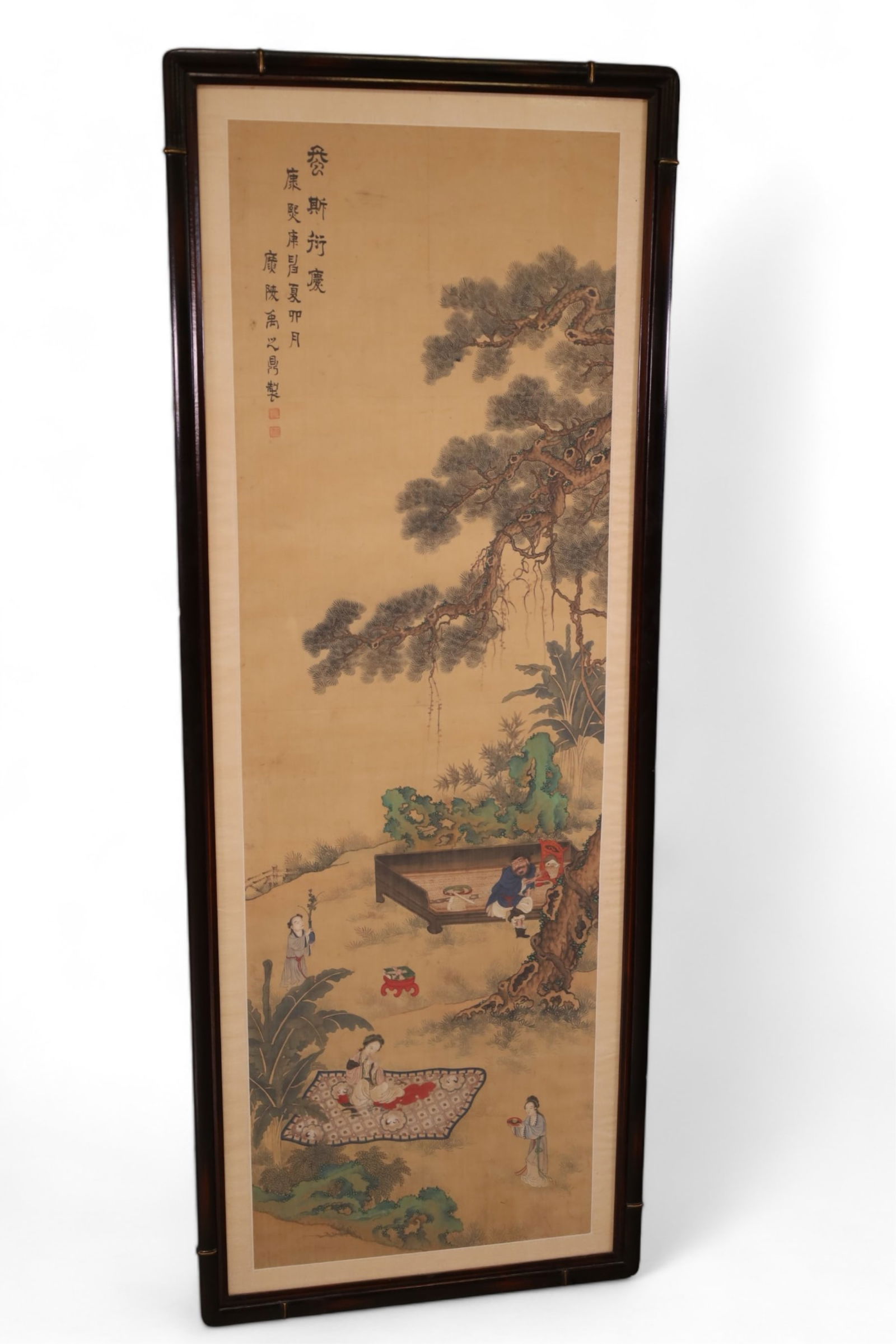 ASIAN PAINTING ON SILK (1 of 3)