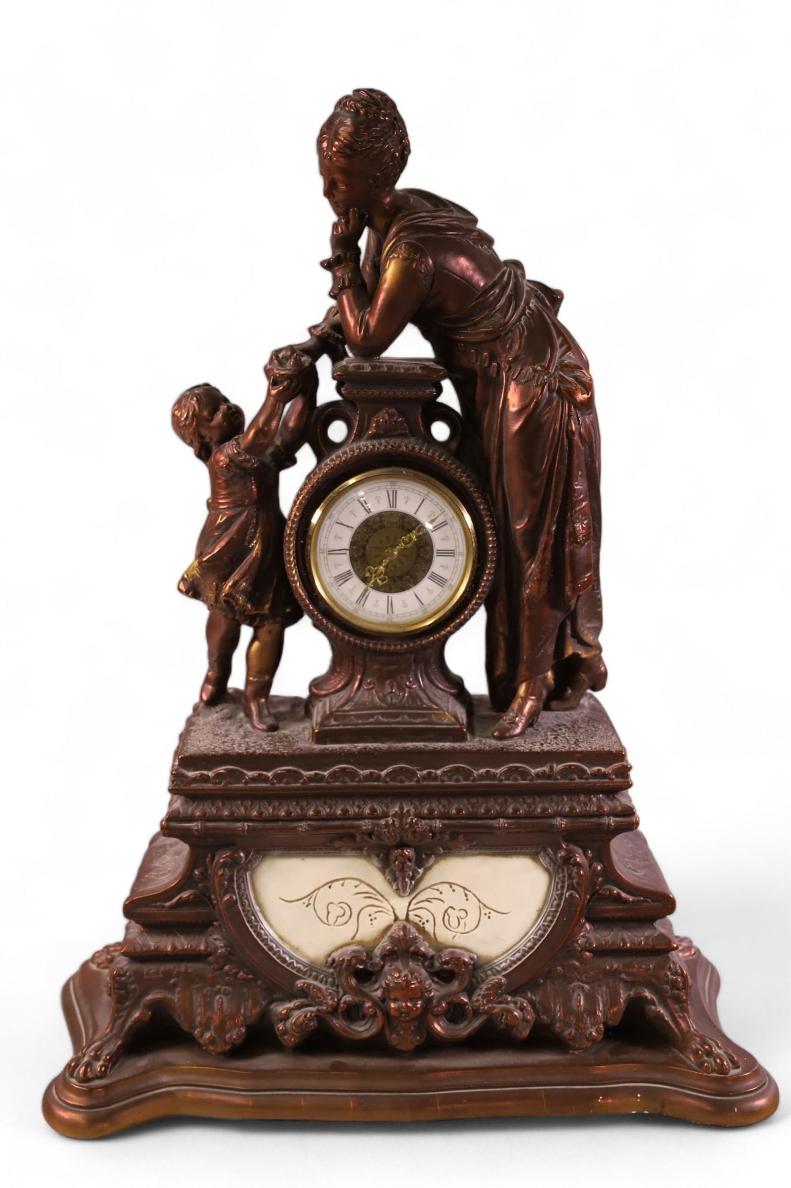 LARGE CONTEMPORARY MANTLE CLOCK (1 of 2)