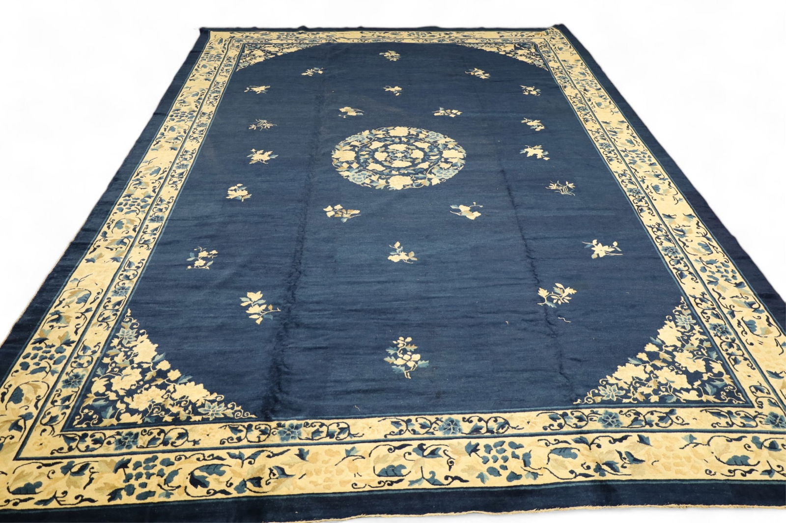 APPROX 14' 2" x 9' 11" CHINESE WOOL RUG (1 of 5)