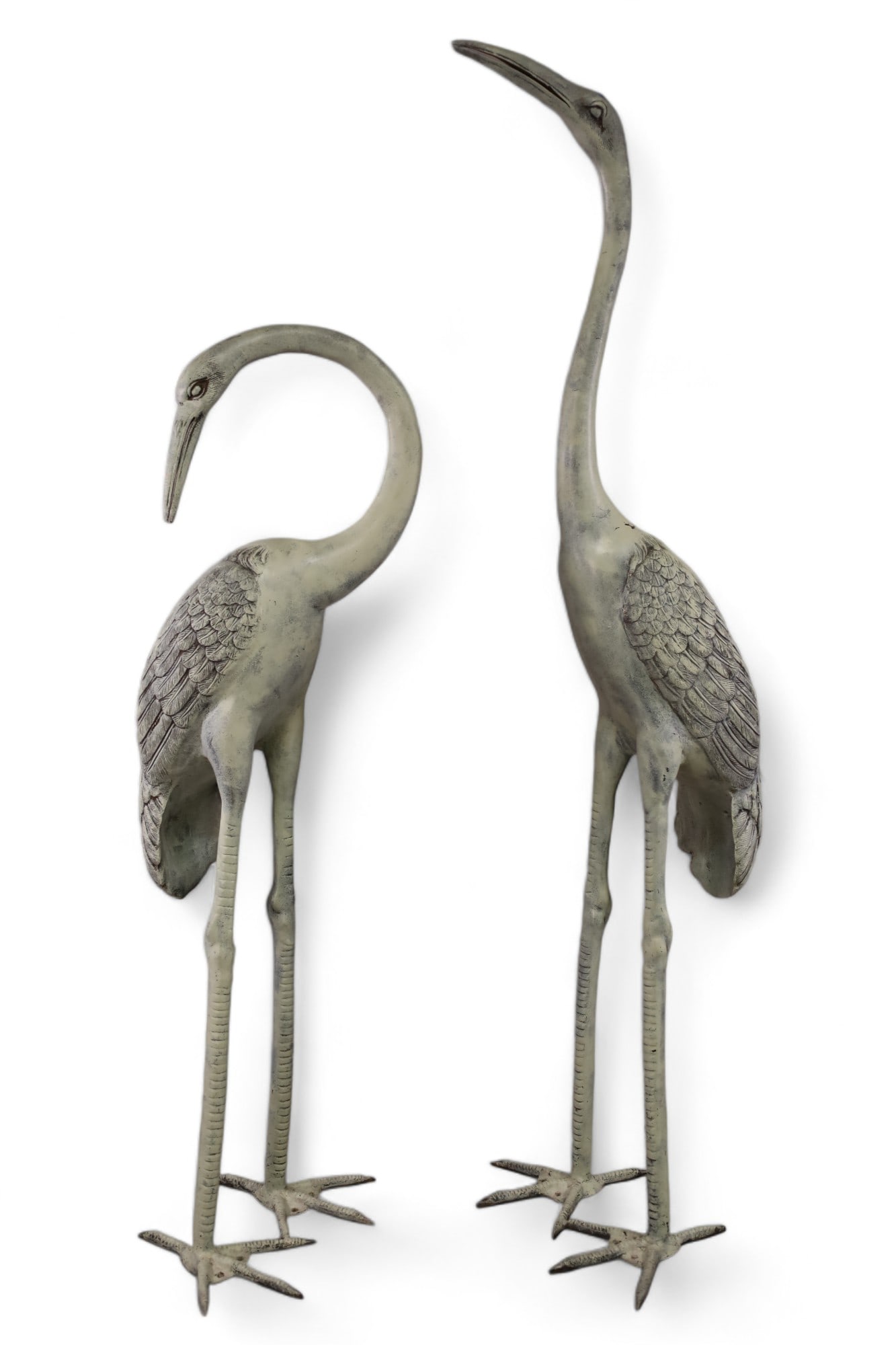 2 MONUMENTAL BRONZE YARD BIRDS (1 of 3)