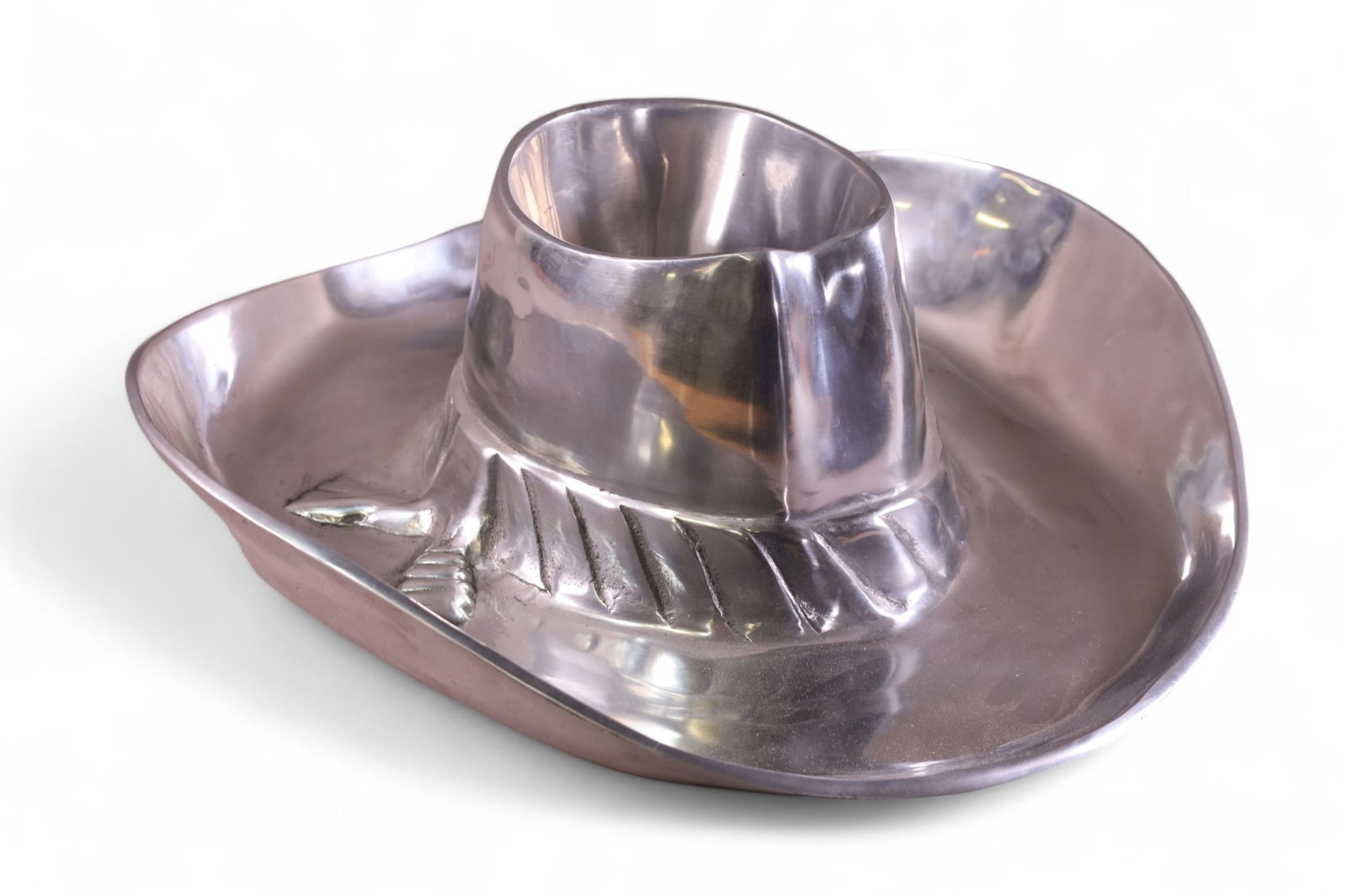 POLISHED PEWTER CHIP AND DIP (1 of 3)