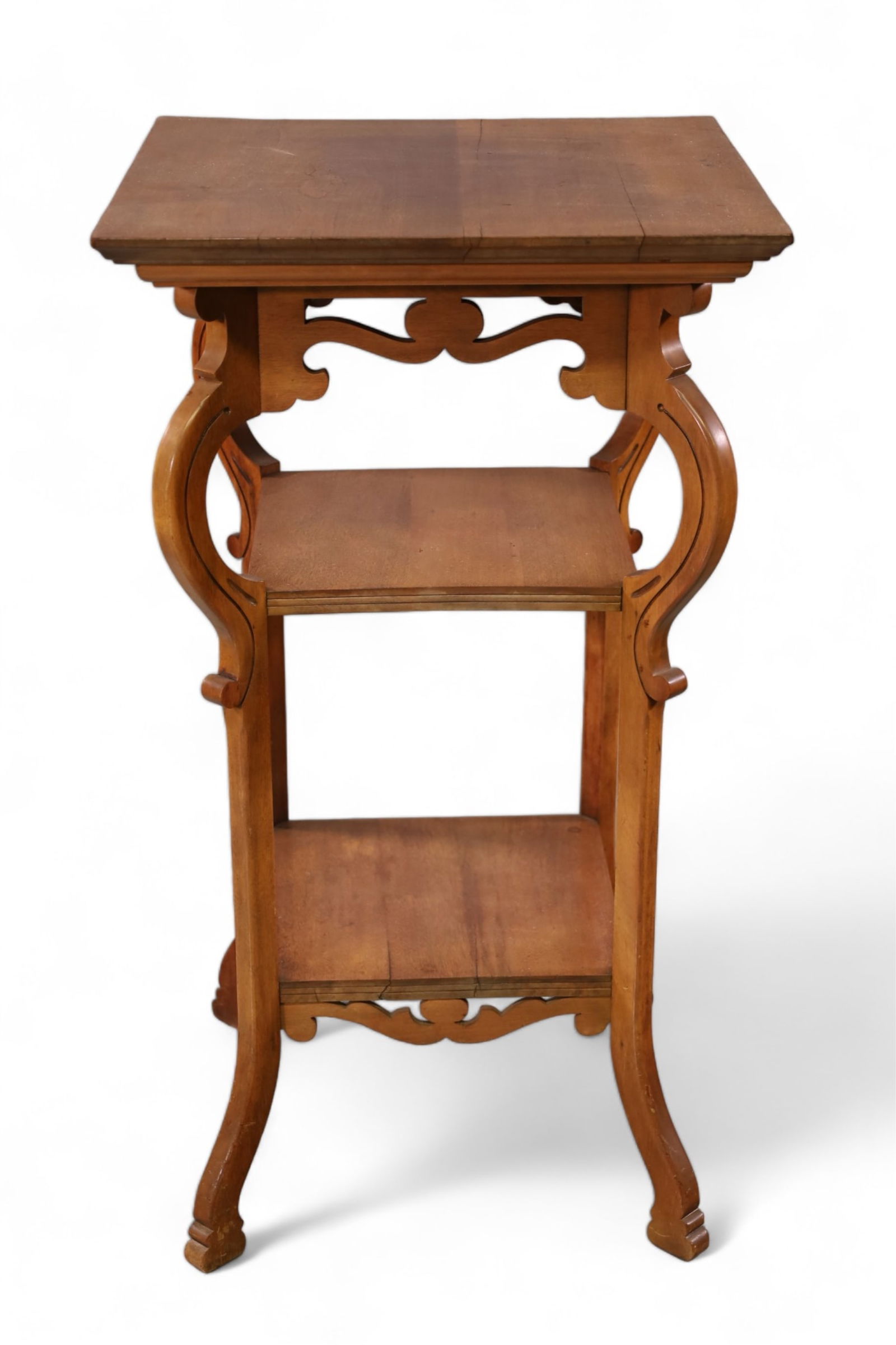 1900'S 3 TIER SIDE TABLE (1 of 2)