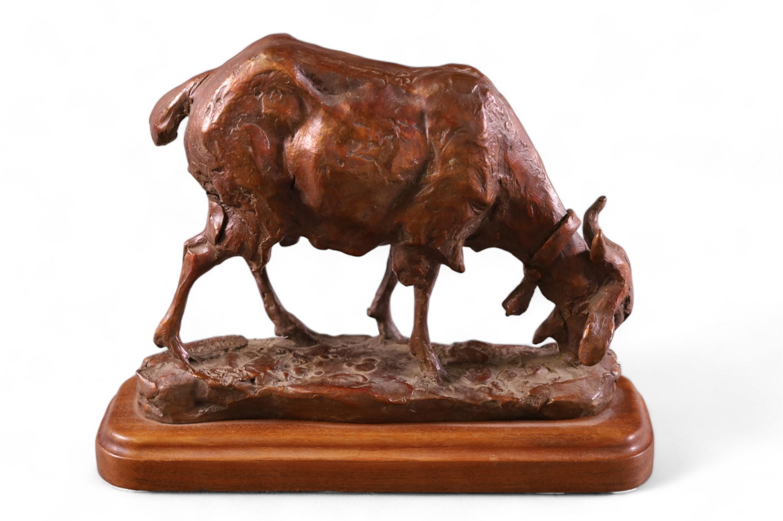 SANDY SCOTT BRONZE GOAT STATUE (1 of 3)