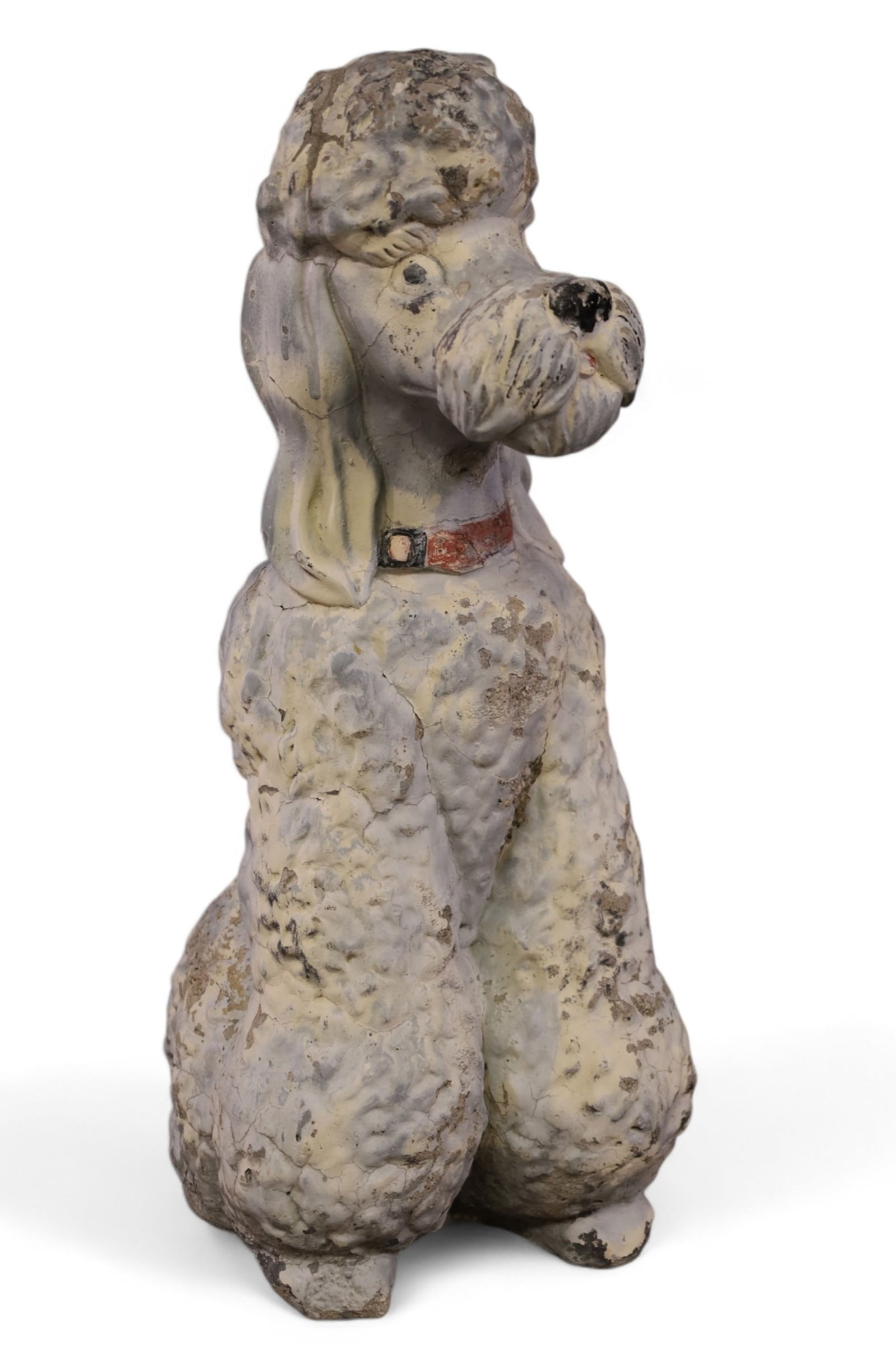 CONCRETE POODLE YARD SCULPTURE (1 of 2)