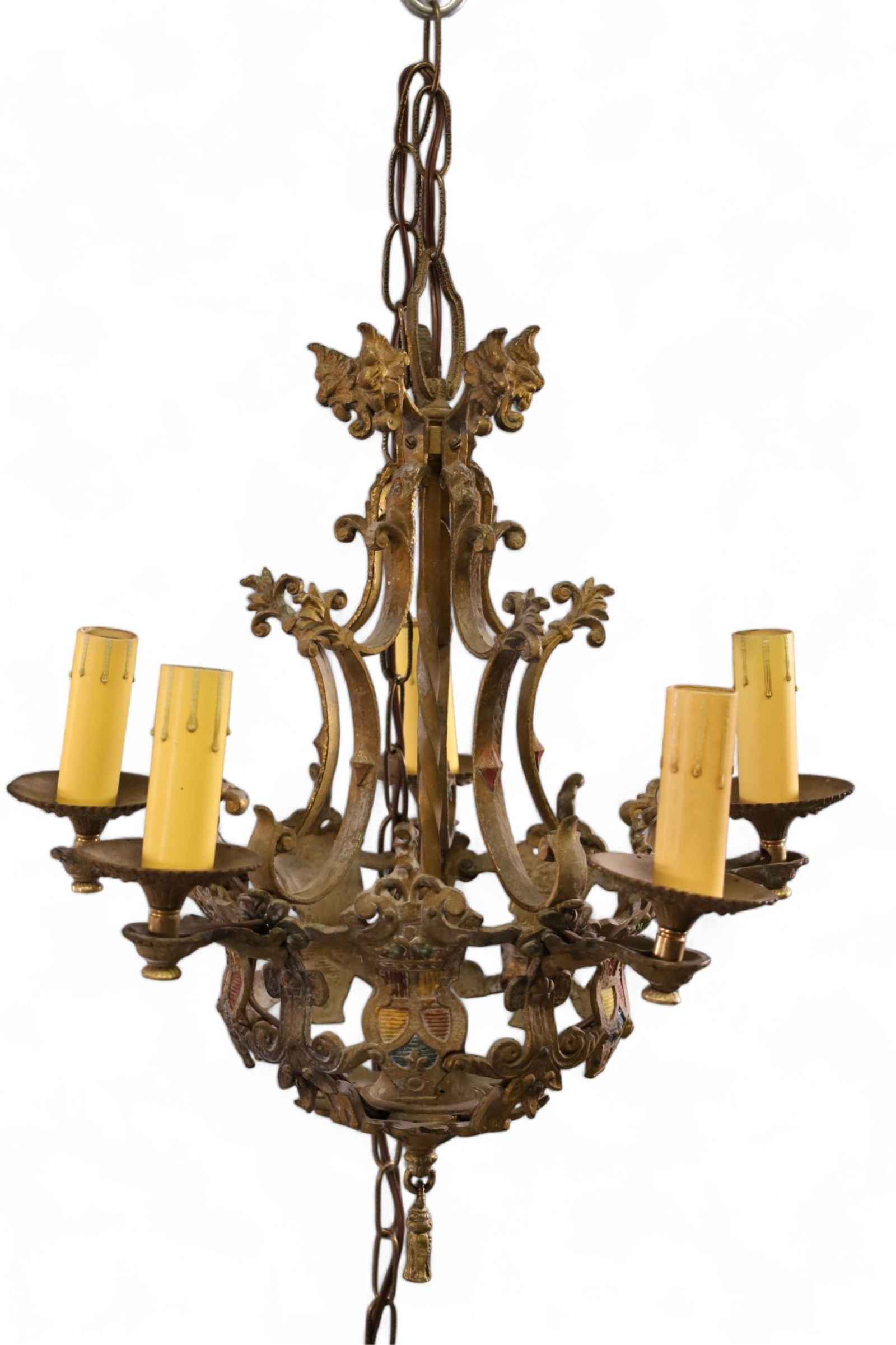 1920's SPANISH HALL LIGHT (1 of 3)