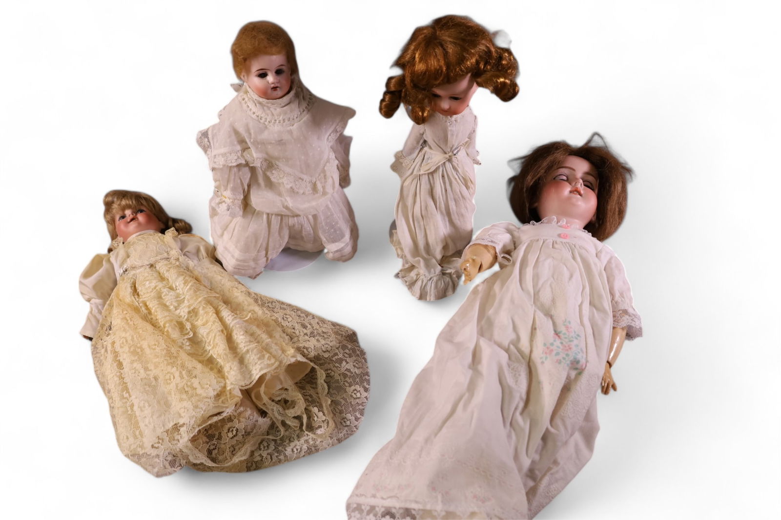 4 ANTIQUE GERMAN DOLLS (1 of 5)