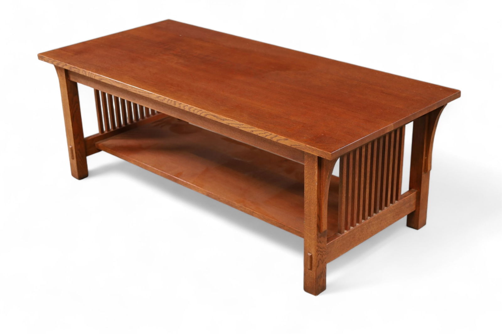 CONTEMPORARY STICKLEY MISSION OAK COFFEE TABLE (1 of 4)