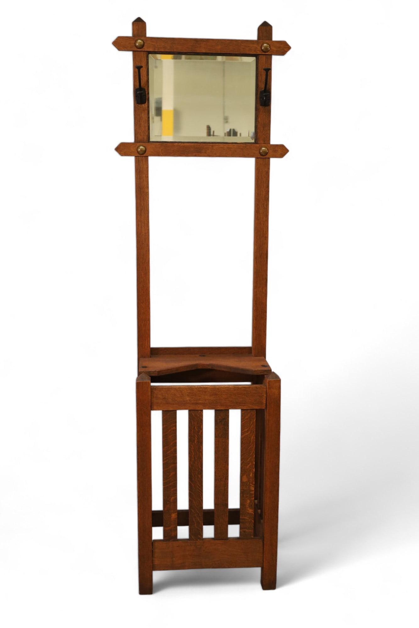 ARTS & CRAFTS OAK HALLTREE (1 of 3)