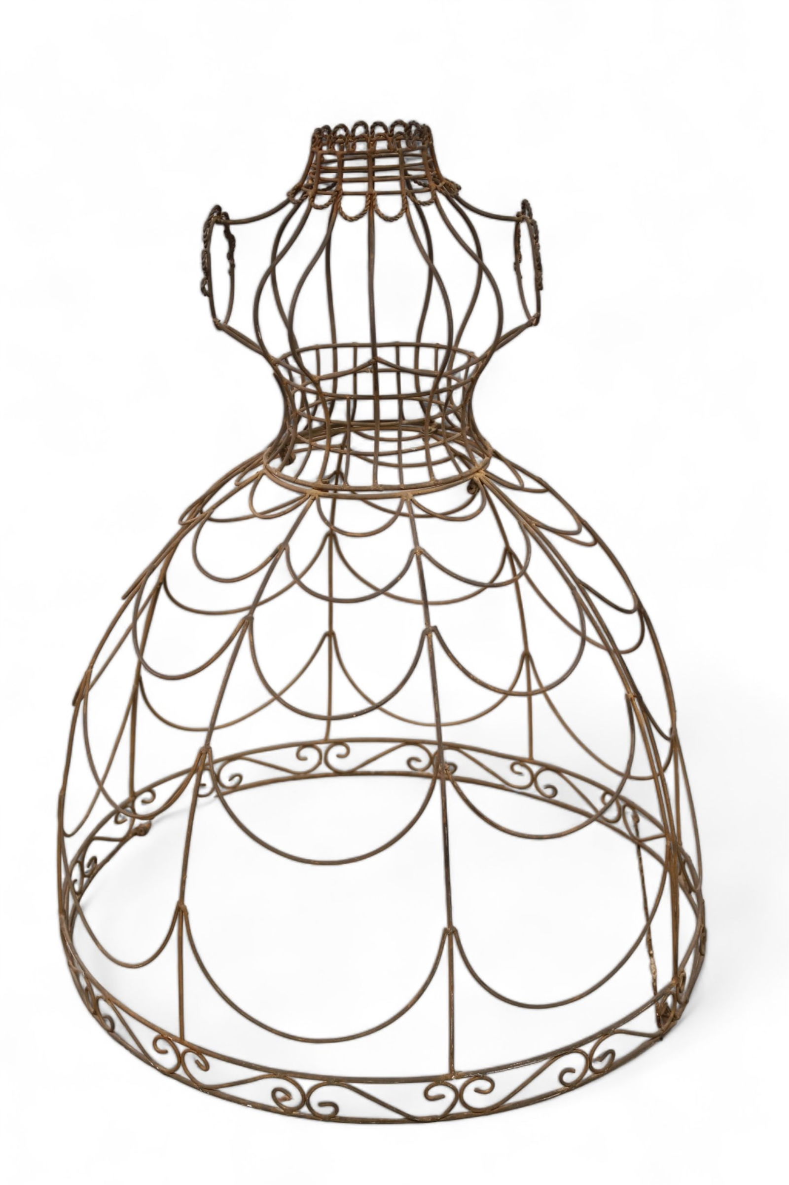 DRESS FORM METAL PLANTER (1 of 2)