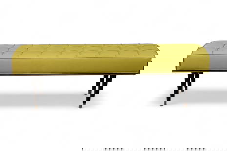 Dakota Jackson Marina Martini Bench: The Marina Collection is inspired by a series of luxury suites that Dakota Jackson designed for the MS Marina and Riviera, sister ships launched by Oceania Cruises in 2010 and 2011, respectively. Thes