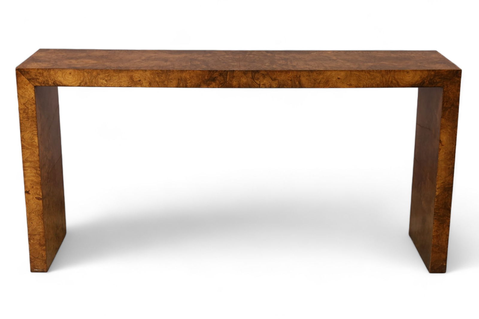 BURLED CONSOLE TABLE (1 of 3)