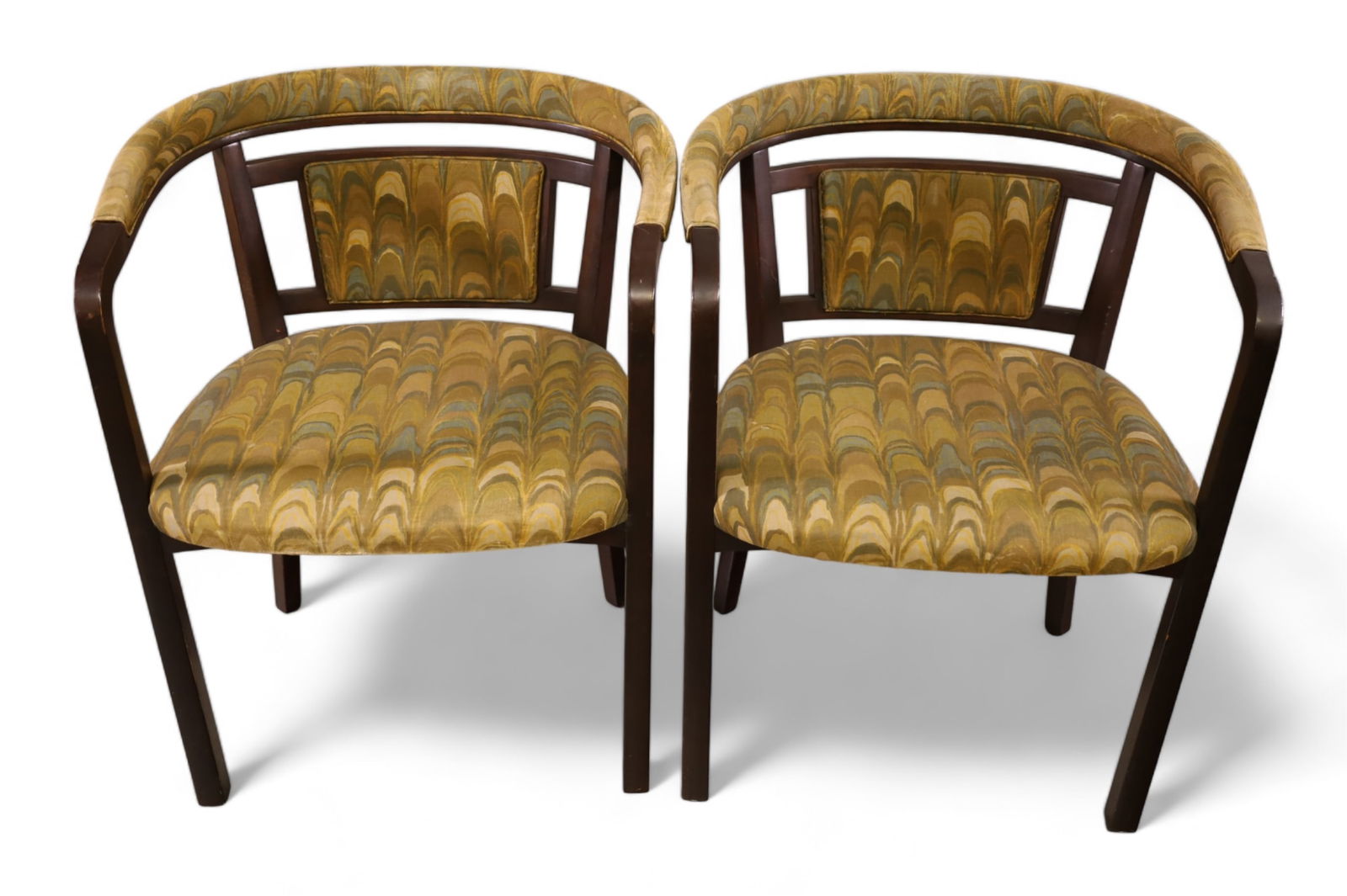 PAIR OF DUNBAR ARMCHAIRS (1 of 5)