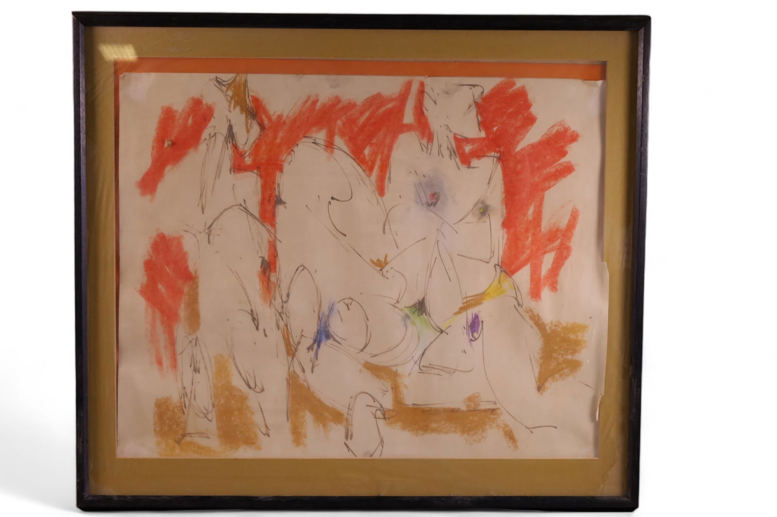 HANS BURKHARDT PASTEL PAINTING (1 of 3)