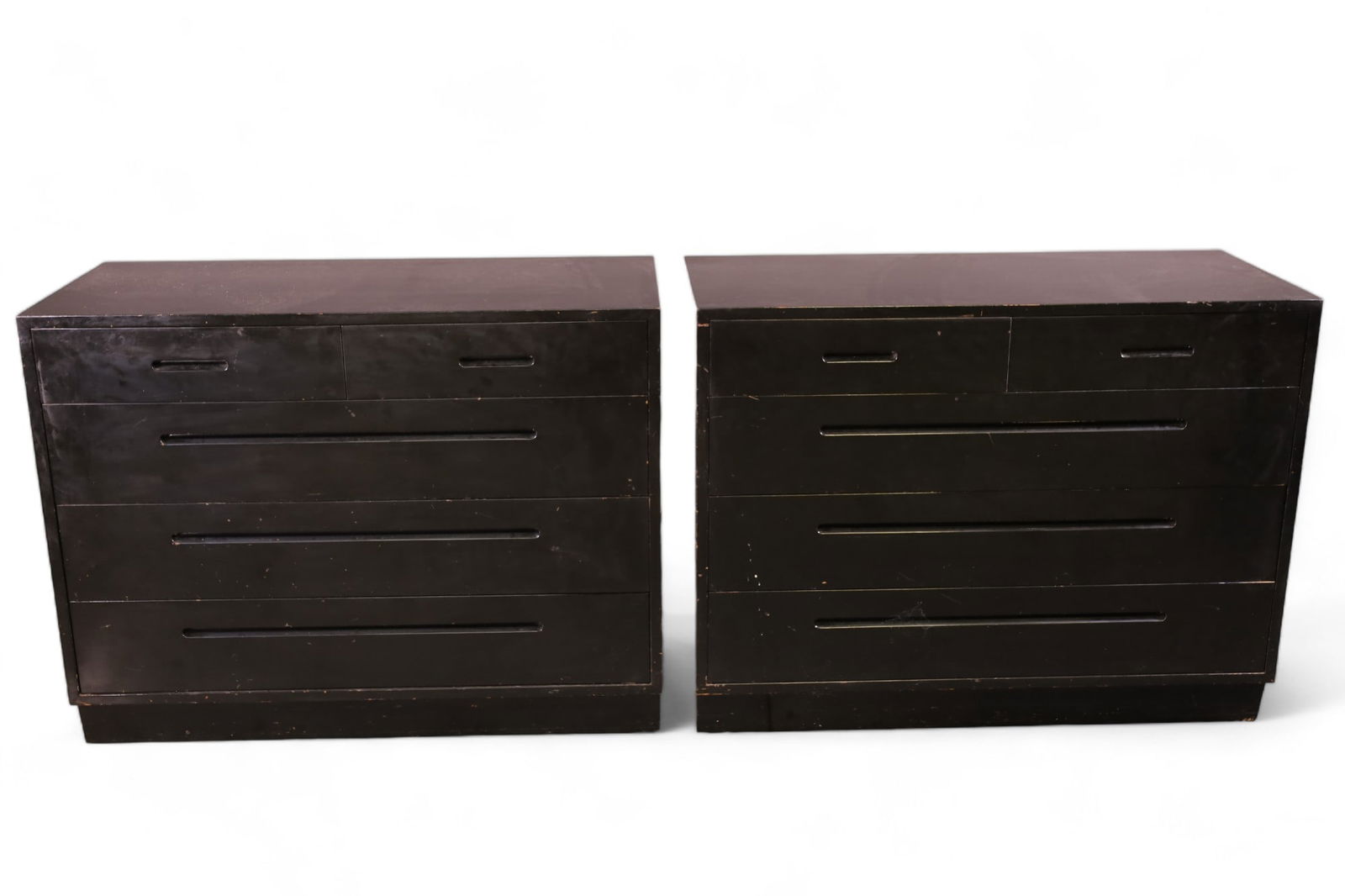 PAIR OF MID CENTURY MODERN DUNBAR CHESTS (1 of 3)