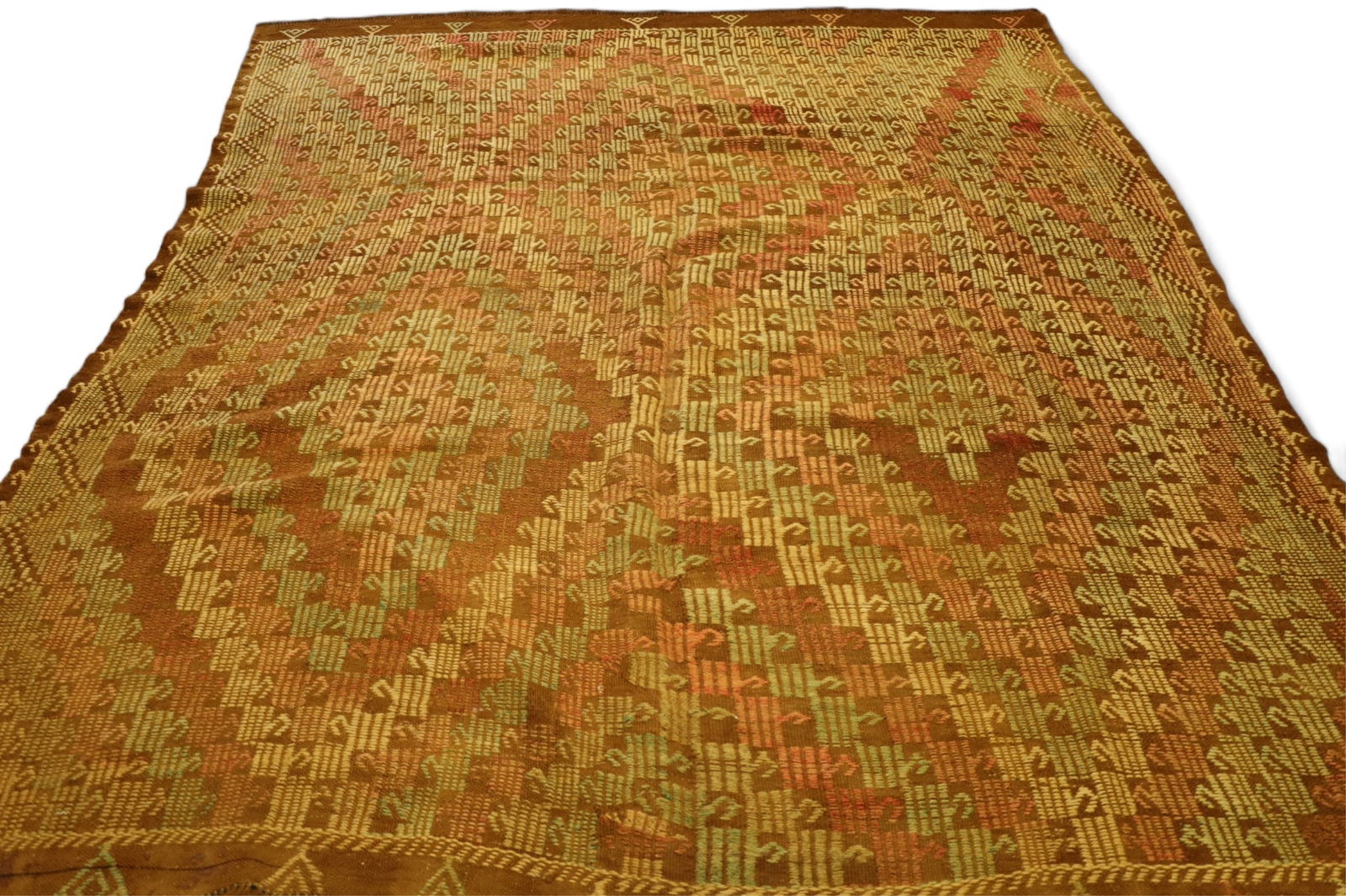 APPROX 7' 4" x 8' 11" HANDMADE WOOL RUG (1 of 4)