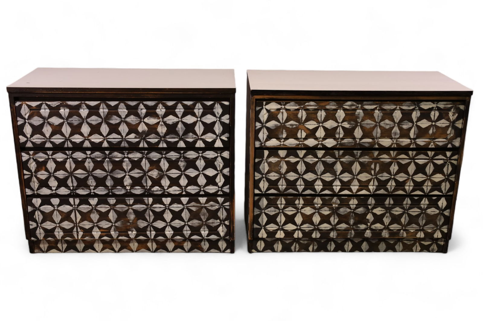 PAIR OF HAND PAINTED CHESTS (1 of 3)